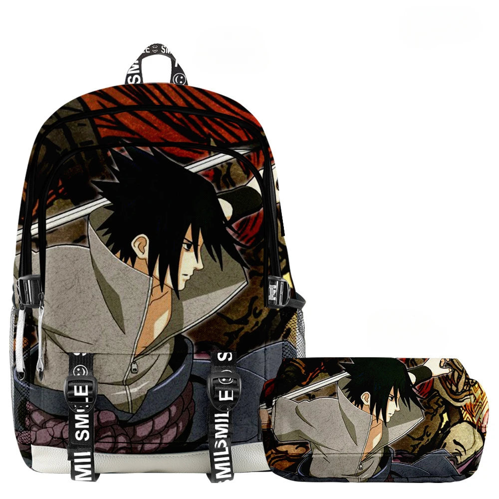 Mochila Naruto + Estojo (Brinde)