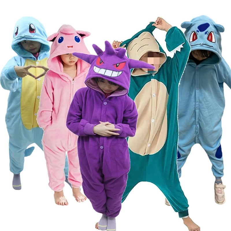 Pijamas Cosplay Infantil Pokemón Kigurumi