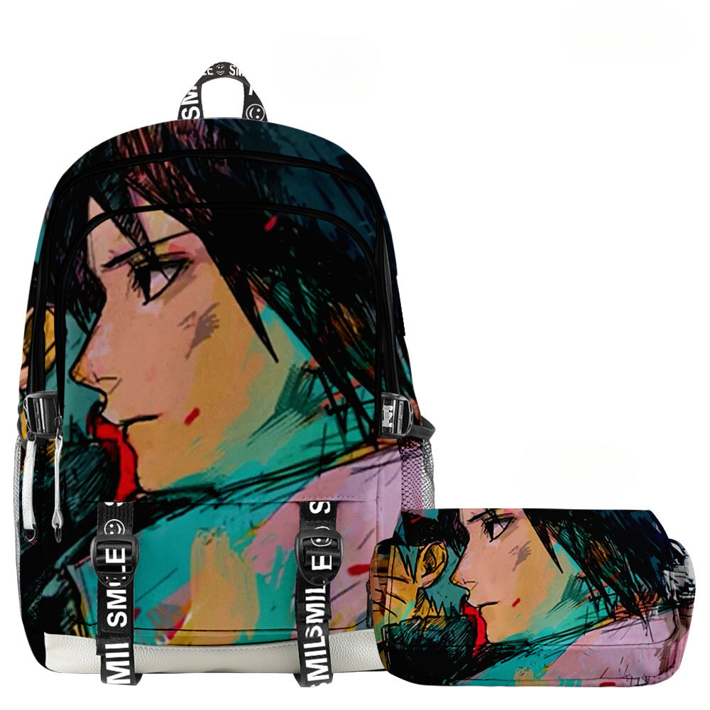 Mochila Naruto + Estojo (Brinde)