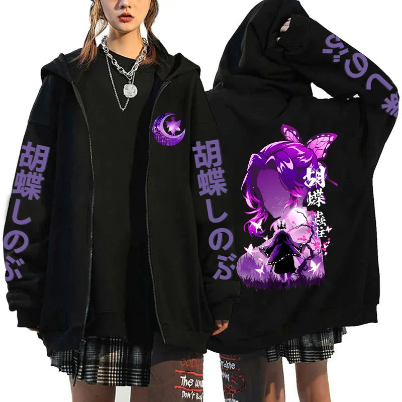 Moletom Zíper Shinobu Kochou