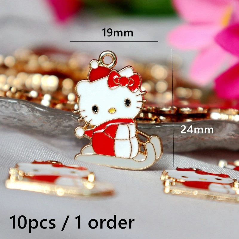 Pingete Kit 6pcs Charms Natal Sanrio