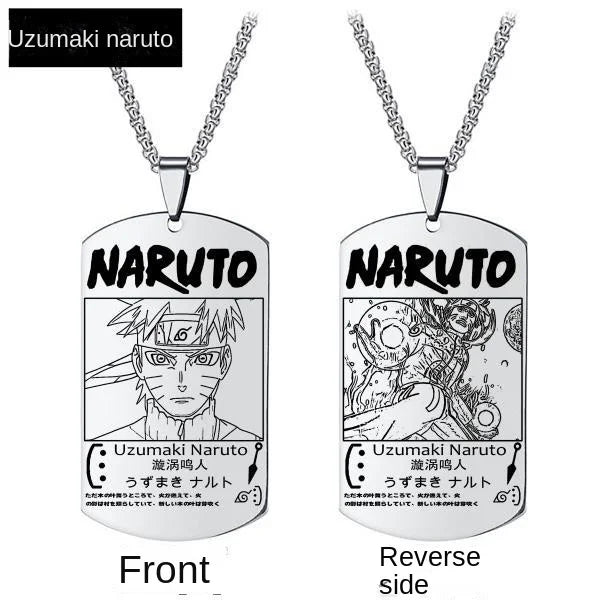 COLAR DOG TAG NARUTO UZUMAKI