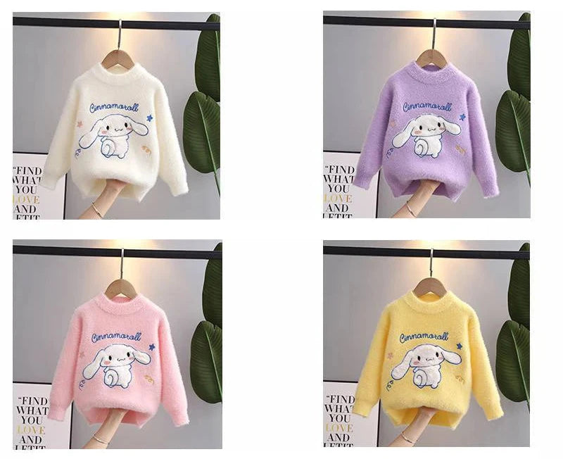 Suéter Sanrio Cinnamoroll Fofinho Infantil