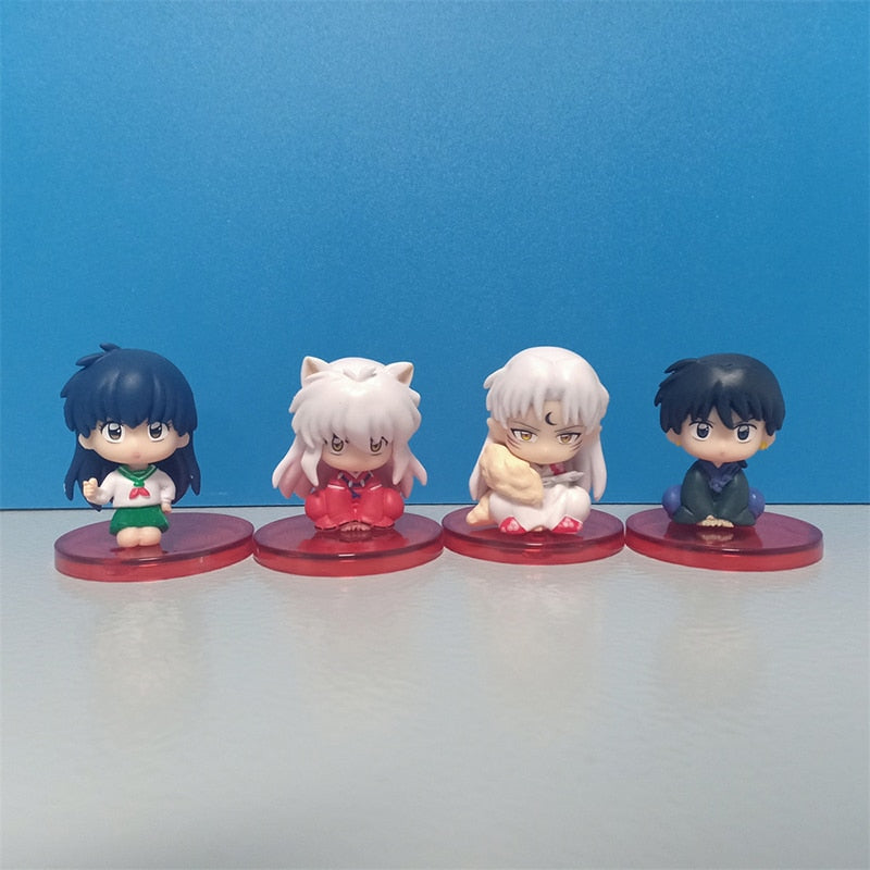 Mini Chibbi Inuyasha, 4 peças