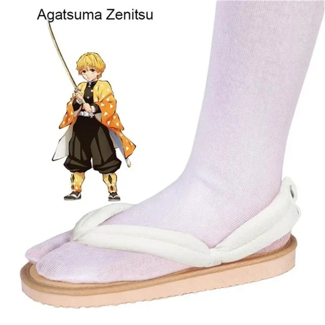 Sandálias Cosplay Demon Slayer – Geta Tradicional Japonesa