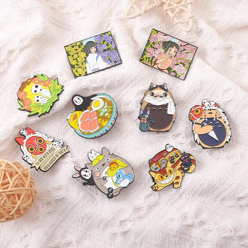 BROCHES STUDIOS GHIBLI KAWAII