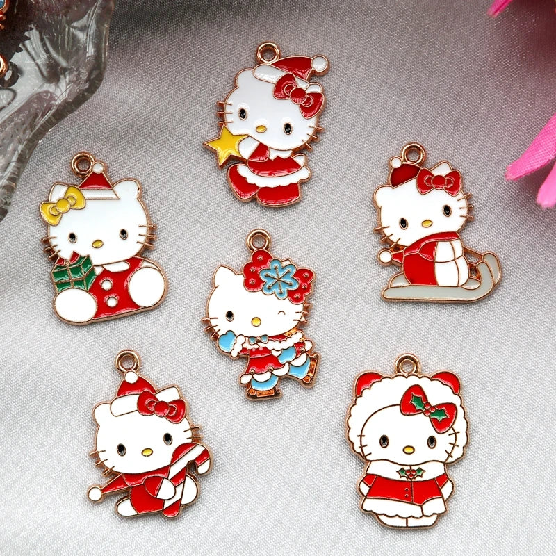 Pingete Kit 6pcs Charms Natal Sanrio