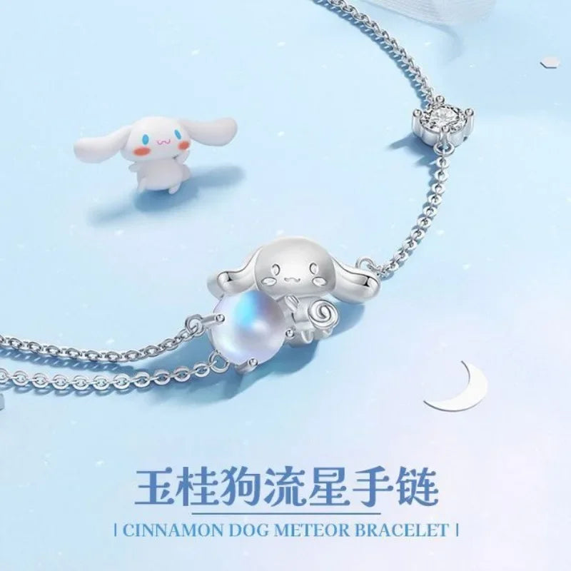 Bracelete Prata 925 Cinnamoroll Delicado