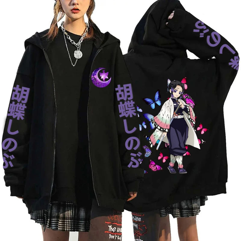 Moletom Zíper Shinobu Kochou