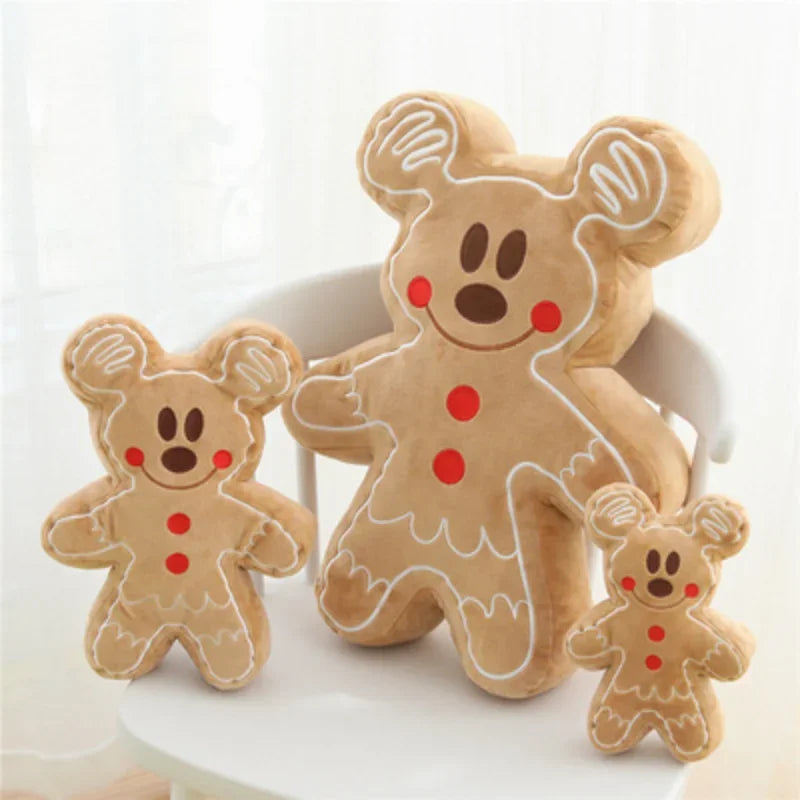 Pelúcia Mickey e Minnie Biscoitinho de Natal