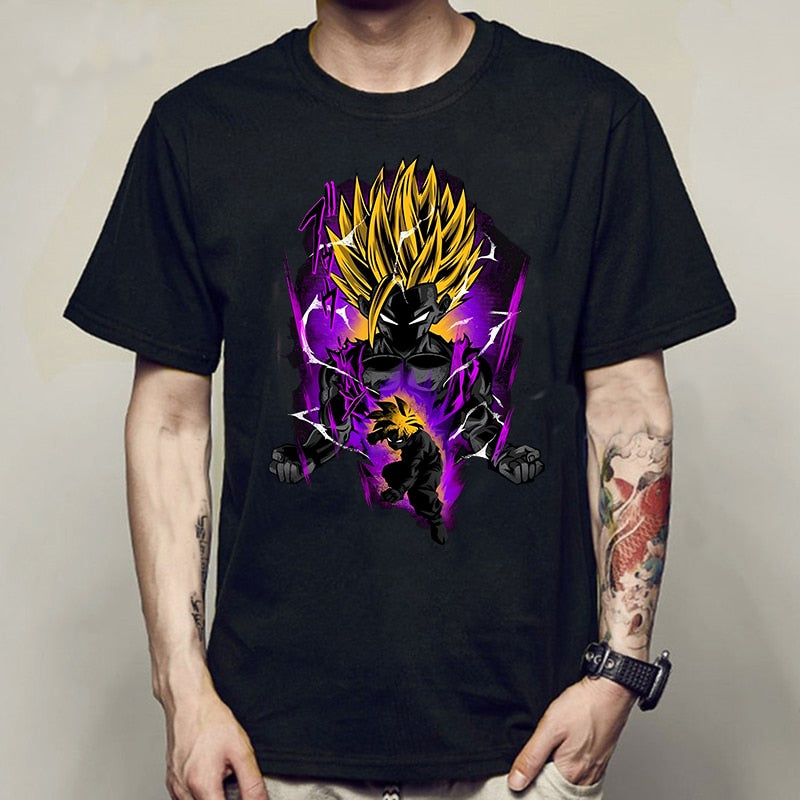 CAMISETAS - DRAGON BALL MANGA CURTA