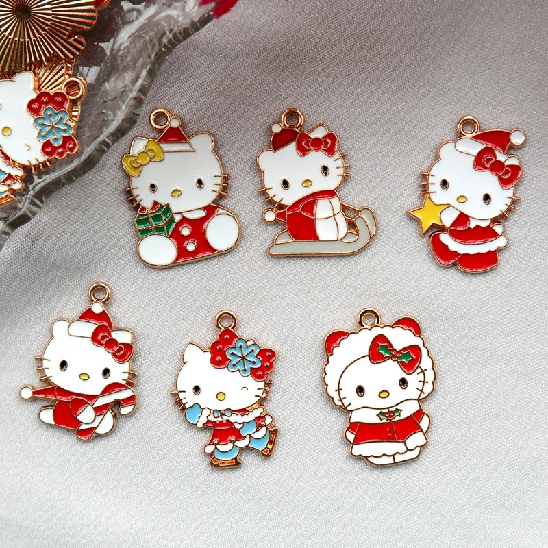 Pingete Kit 6pcs Charms Natal Sanrio