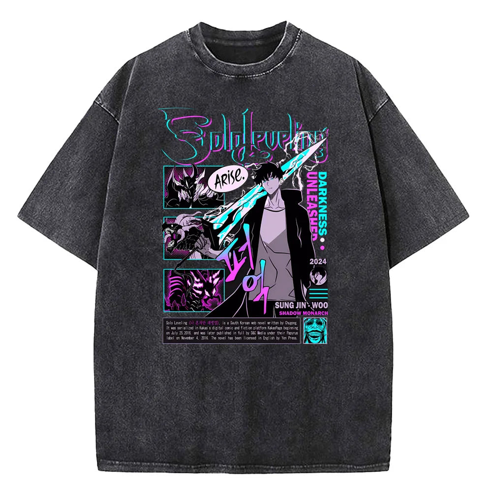 Camiseta Dark Fade, Solo Leveling
