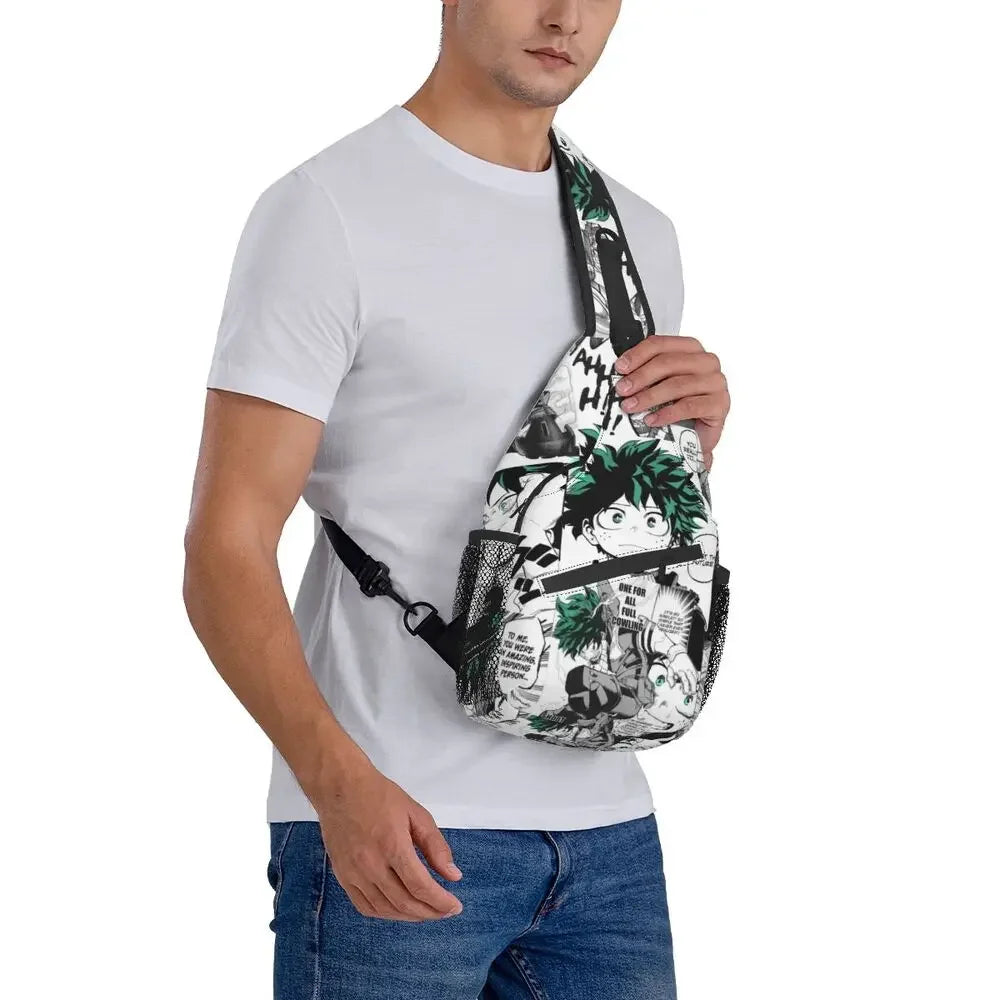 Mochila Compacta Moderna 2 em 1 My Hero Academia