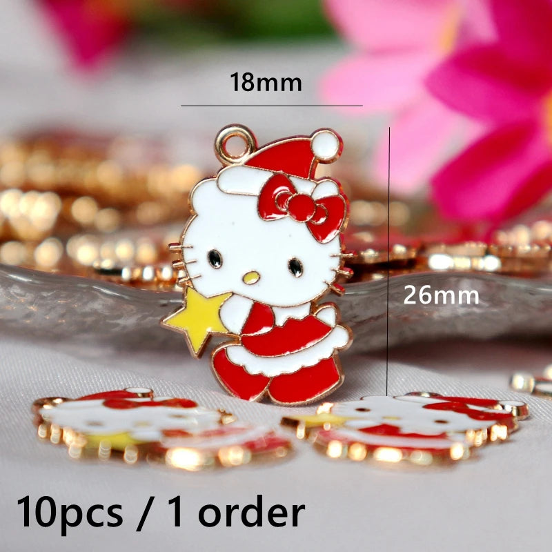 Pingete Kit 6pcs Charms Natal Sanrio