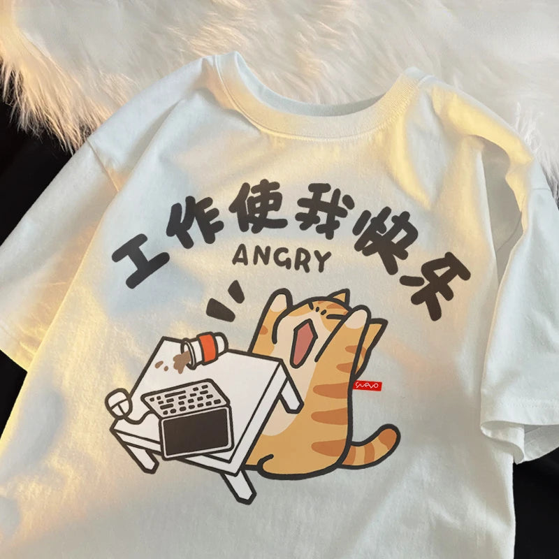 Camisa Angry Kitty