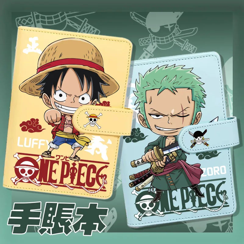 Caderneta Náutico One Piece - Luffy & Zoro Edição Q Version