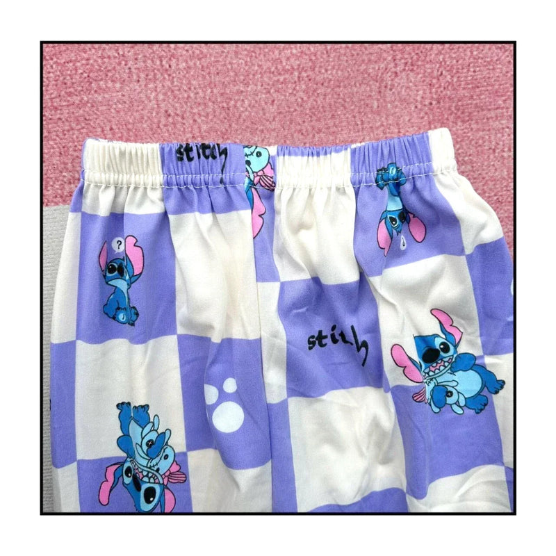 Pijama Infantil Stitch & Angel, Conjunto Kawaii