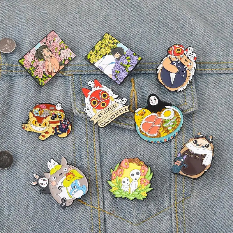 BROCHES STUDIOS GHIBLI KAWAII