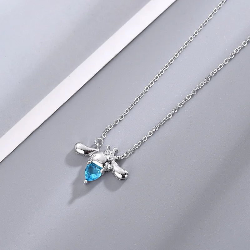 Colar Prata 925 Cinnamoroll Kawaii