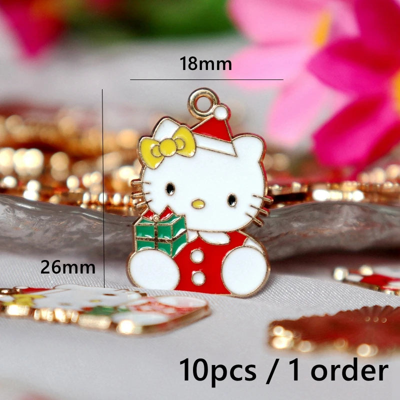 Pingete Kit 6pcs Charms Natal Sanrio