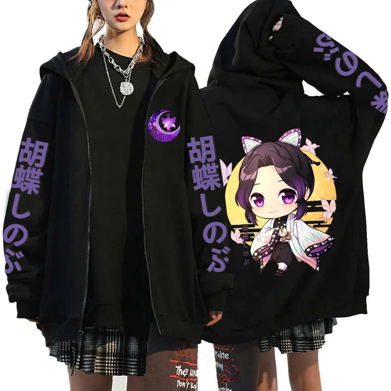 Moletom Zíper Shinobu Kochou
