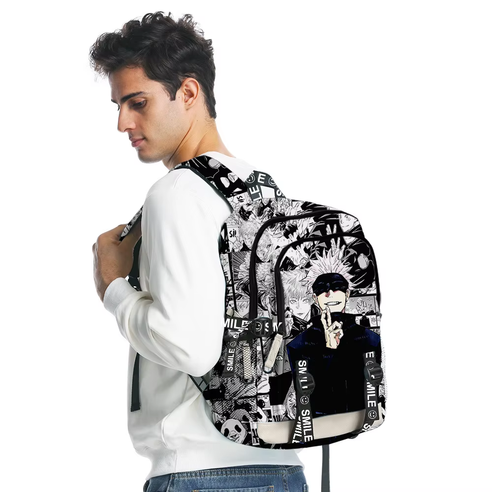 Mochila Jujutsu Kaisen – Edição Manga Fight 3D