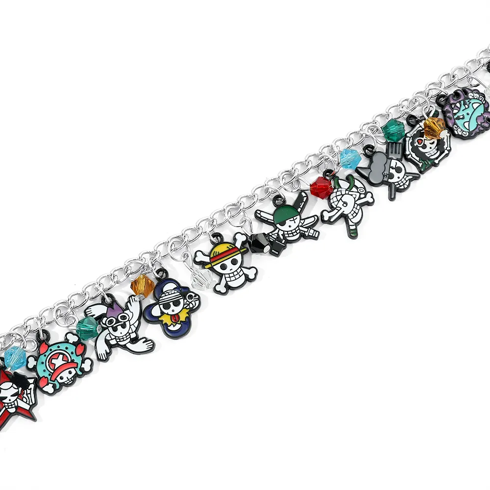 Pulseira Bracelete Pandora One Piece Monkey D. Luffy