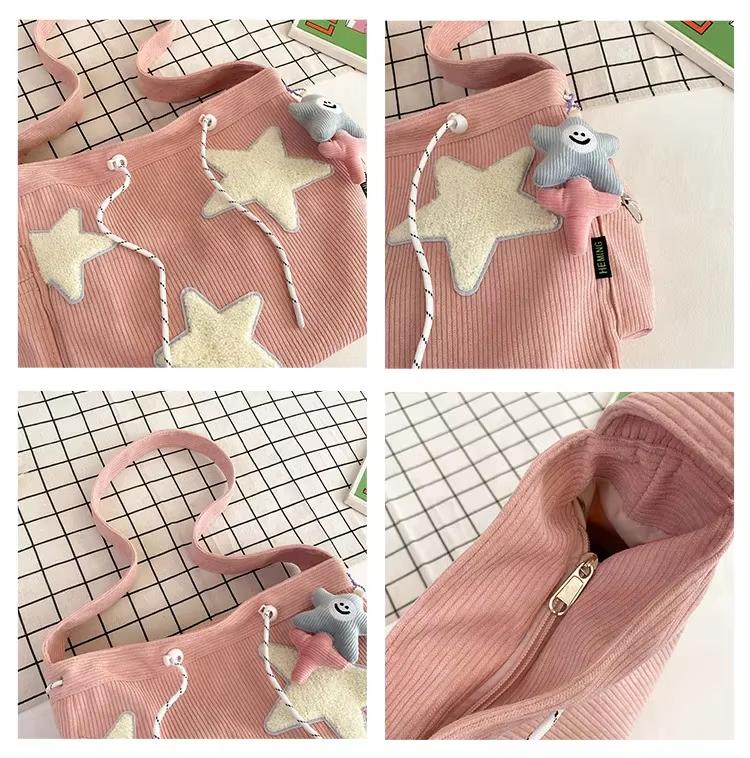 Bolsa Tote Stardust Cotelê