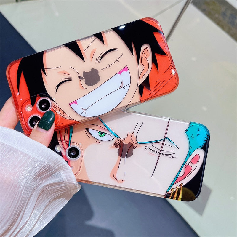 Capinha Glass Luffy & Zoro Eyes (iPhone)