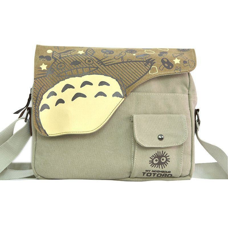 Bolsa Totoro Vintage Carteiro + Bracelete (Brinde)