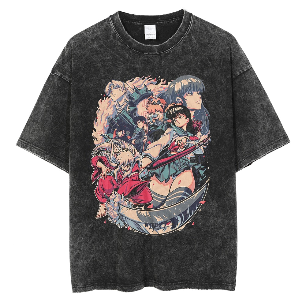 CAMISETA - VINTAGE INUYASHA